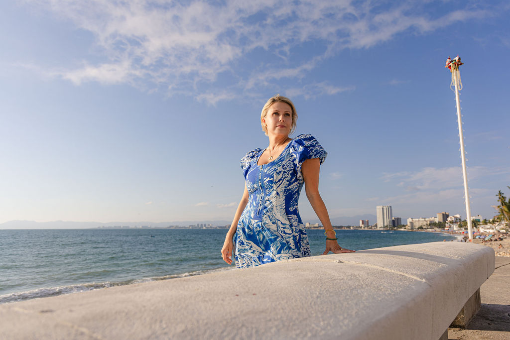 Laci on the Malecón in Puerto Vallarta